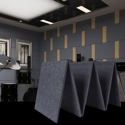 Panneaux D'insonorisation ACOUSPANEL - Lot De 6, 4cm D'épaisseur, 100x50cm, Densité Moyenne, NRC >0.8